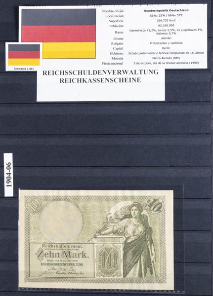 3554 - VERY INTERESTING set of more than 110 banknotes from Germany of various issues, different qualities (some of them rare). ESSENTIAL TO EXAM. - 1.250€