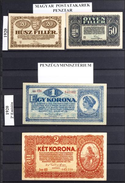3645 - VERY INTERESTING set of 81 banknotes from Hungary of various issues, different qualities (some of them rare). ESSENTIAL TO EXAM. - 550€