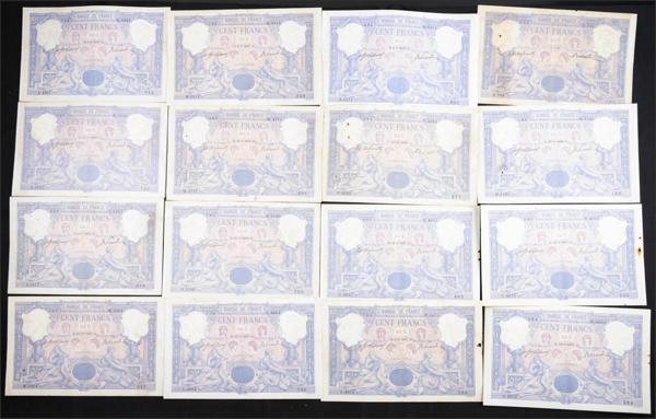 7671 - FRANCE. Set of more than 40 banknotes of 100 Francs. (1890ca). Banque de France. (Pick: 65b/e). Some rare dates. TO EXAM. - 325€