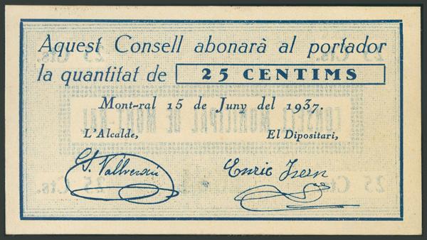 M0000007510 - Spanish Civil War Bank Notes