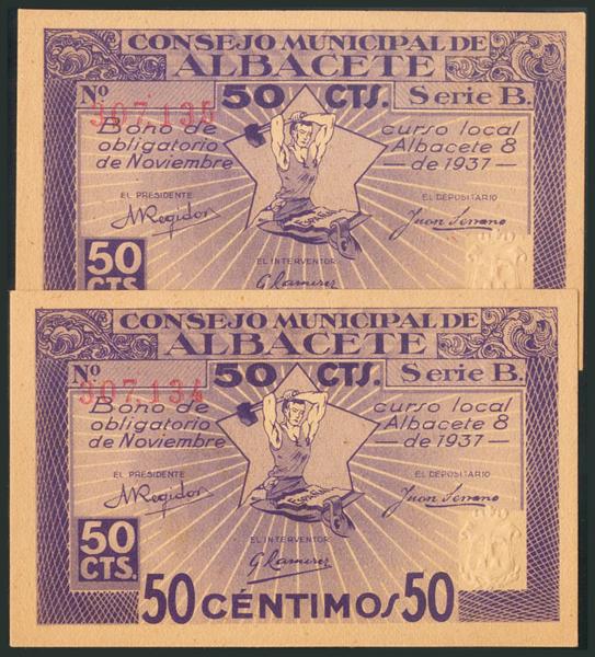 M0000009602 - Spanish Civil War Bank Notes