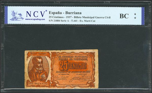 M0000024850 - Spanish Civil War Bank Notes